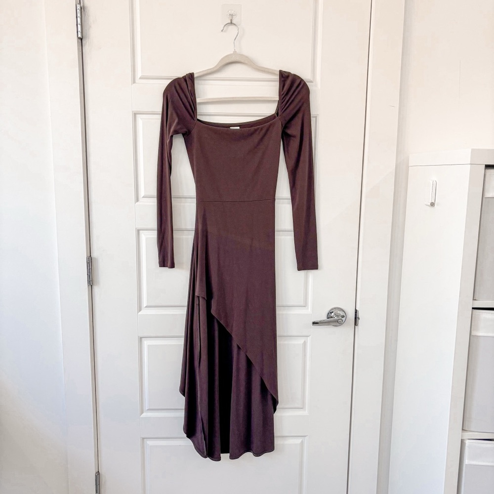 Aritzia Wilfred Saturn Long Sleeve Midi Dress - Picture 5 of 8